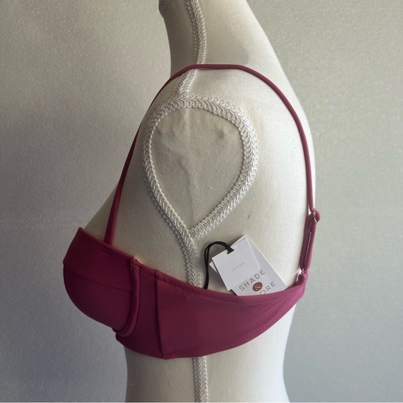 Women's Light Lift Bralette Bikini Top - Shade & Shore Pink 34B - Picture 12 of 17